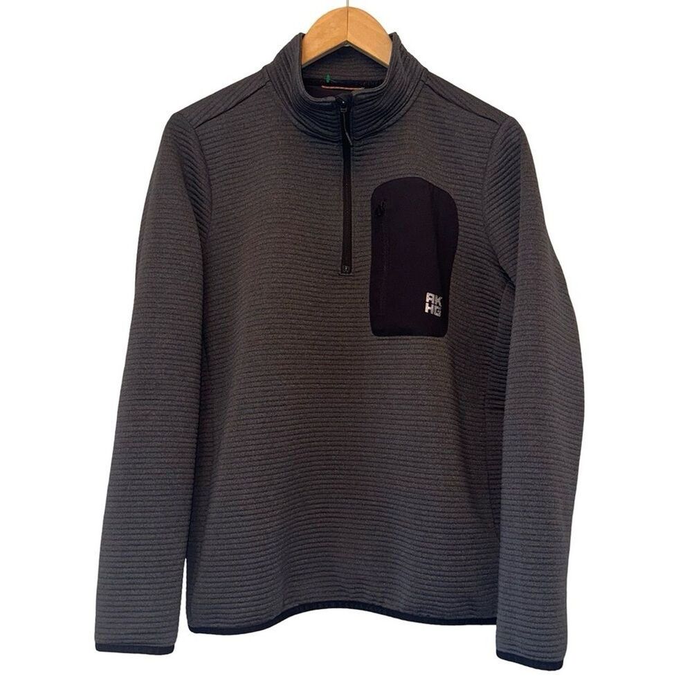 Alaskan Hardgear AKHG Duluth Trading Blackburn Standard Fit 1/4 Zip Mock Top L